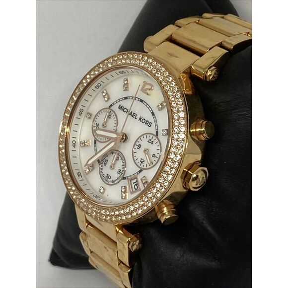 Michael Kors Parker MK5491 Womens Stainless Steel Analog Dial Quartz Watch WO351 - Picture 4 of 12